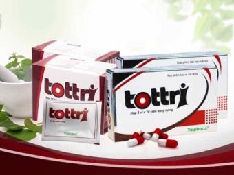 Tottri (Traphaco) - Hộp 15 túi hoàn cứng
