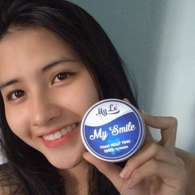 Bột trắng răng, làm trắng răng bằng than hoạt tính My Smile - 100% từ thiên nhiên - AN toàn - Hiệu quả