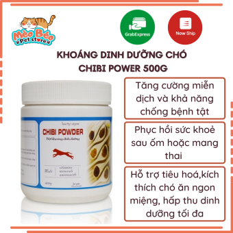 Bột khoáng Chibi Powder 400g- Dành cho cún biếng ăn, gầy yếu, chậm lớn