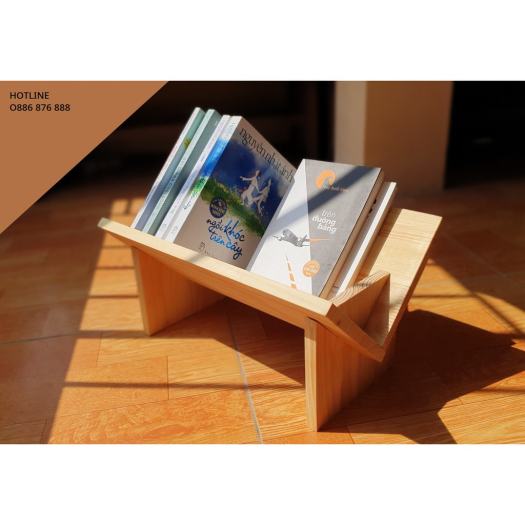 ✴Giá Sách Để Bàn Bằng Gỗ, Kệ Kê Sách Trên Bàn Học, Bàn Làm việc Tinh Tế▲