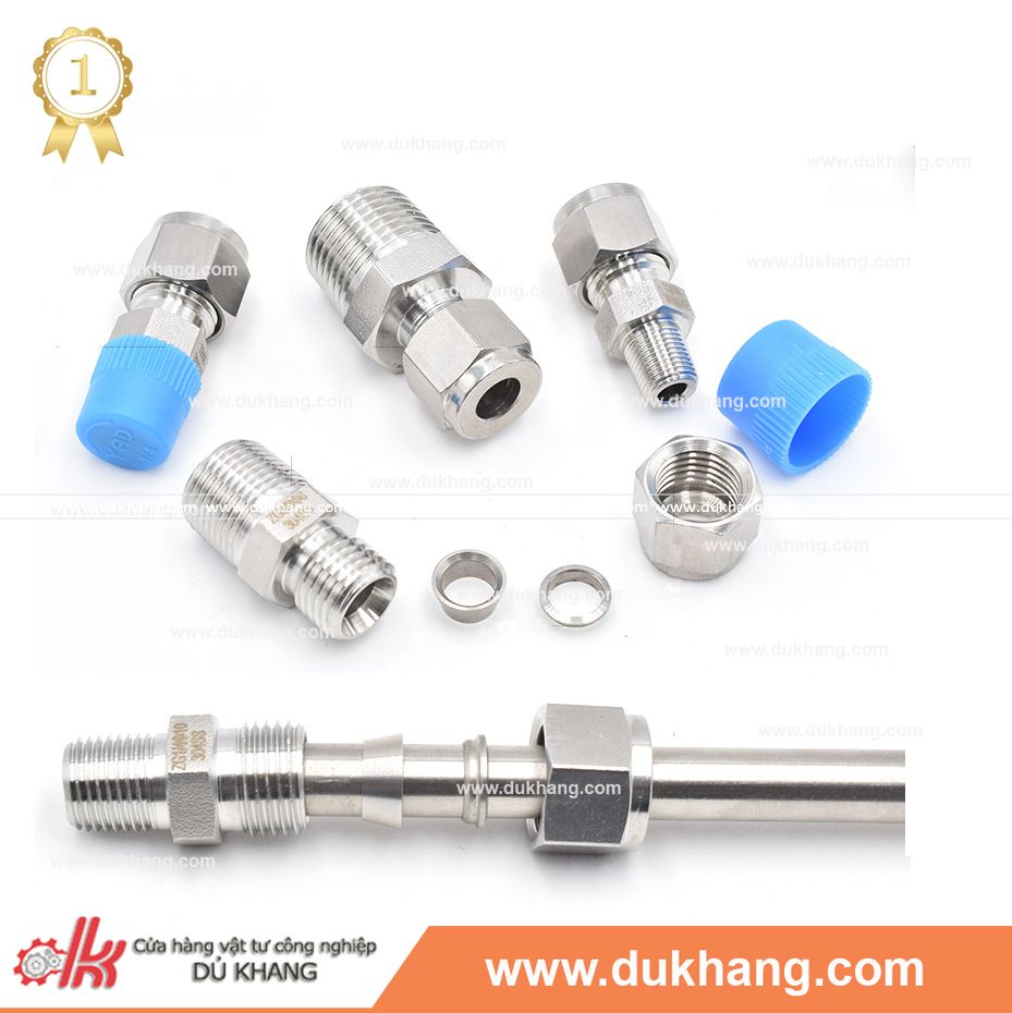 Siết hạt bắp ren ngoài inox