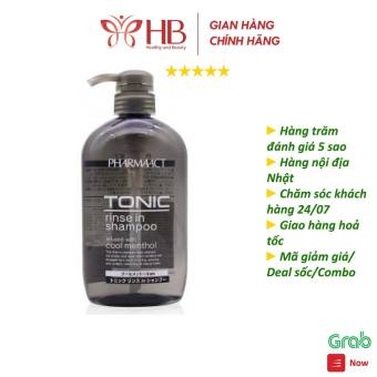 Dầu Gội Dành Cho Nam Tonic Pharmaact 550ml Nhật Bản Madein Japan (Mẫu mới)