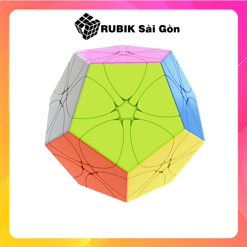 Rubik Biến Thể Rediminx Rubic Ma Thuật Biến Dạng Moyu Meilong Bông Hoa Khổng Lồ Xoay Trơn Đẹp