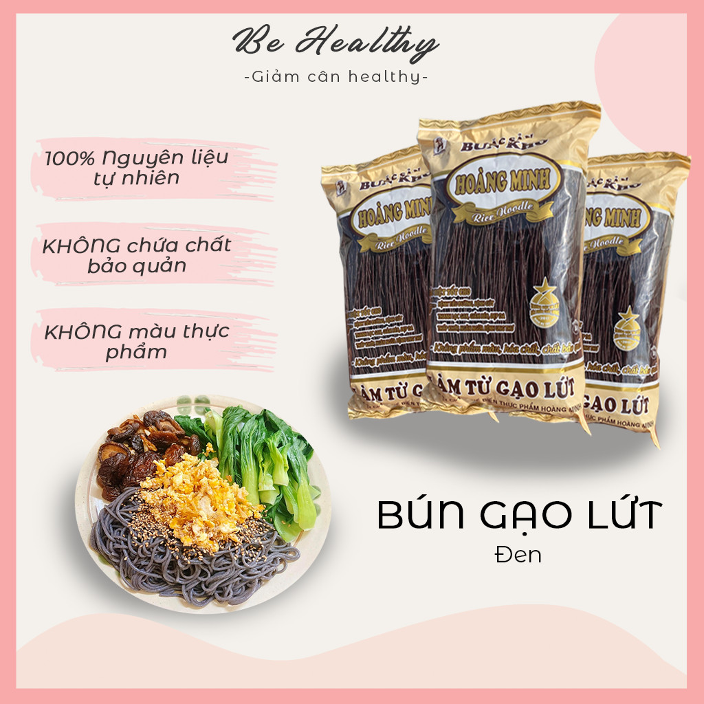 Eatclean - Bún gạo lứt đen ăn kiêng hỗ trợ giảm cân hiệu quả 500g