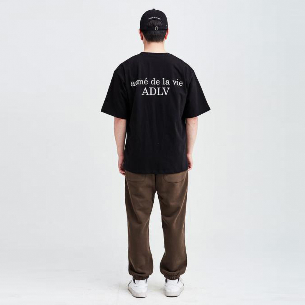 T-shirt a maniche corte Acme de la vie ADLV Basic nera