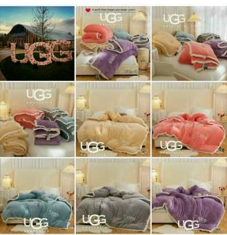 Chăn Đông *FREESHIP* Chăn Lông Cừu UGG Đại Hàn 4,5kg - NHADEP56