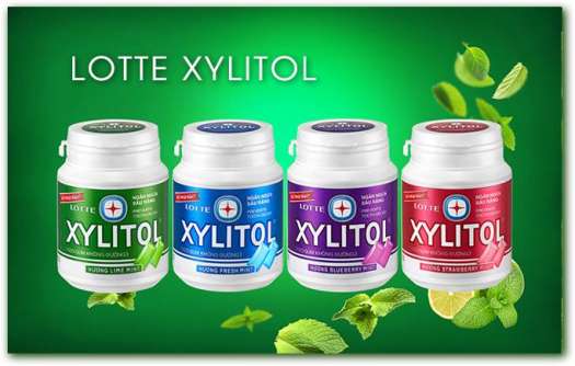 Kẹo Gum Không Đường Xylitol Hương Lime Mint Hũ 58gr - Kẹo | VinMart.co