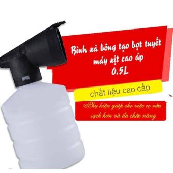 Bình phun bọt tuyết mini - Bình bọt tuyết phụ kiện cho máy rửa xe, bình bọt mini