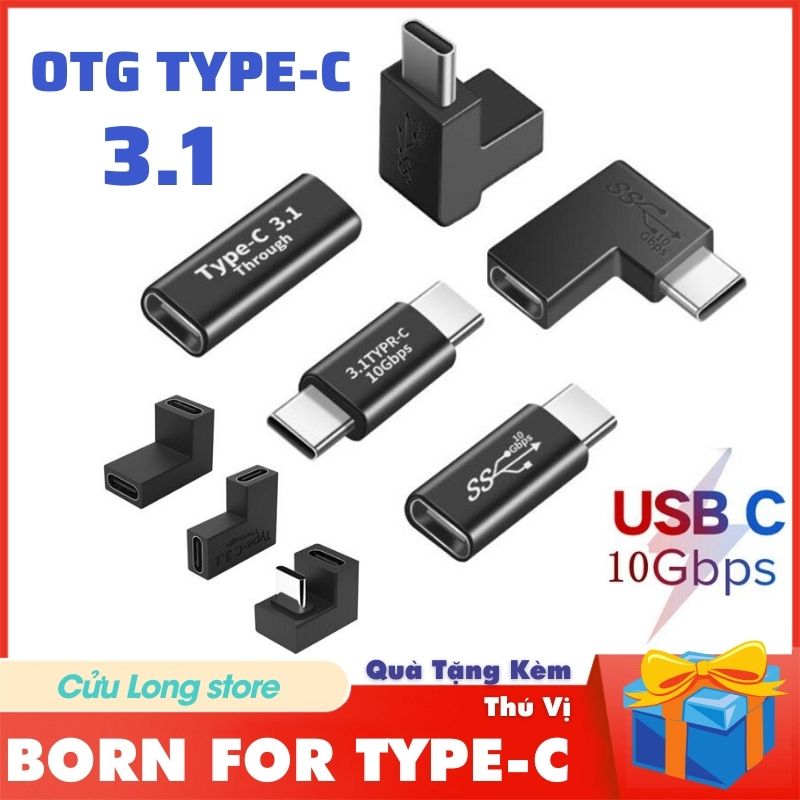 OTG Type C Adapter 3.1 Read and transmit Data, connect peripherally keyboard mouse gamepad for phone computer