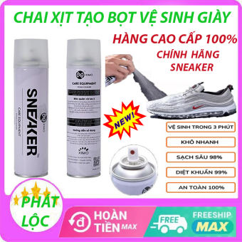 Chai xịt tạo bọt vệ sinh giày Sneaker cao cấp