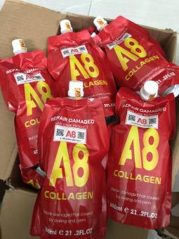 HẤP DẦU Ủ TÓC PHỤC HỒI COLAGEN A8-SẢN PHẨM SALON CHUYÊN DÙNG-CHO MÁI TÓC CHUẨN SALON