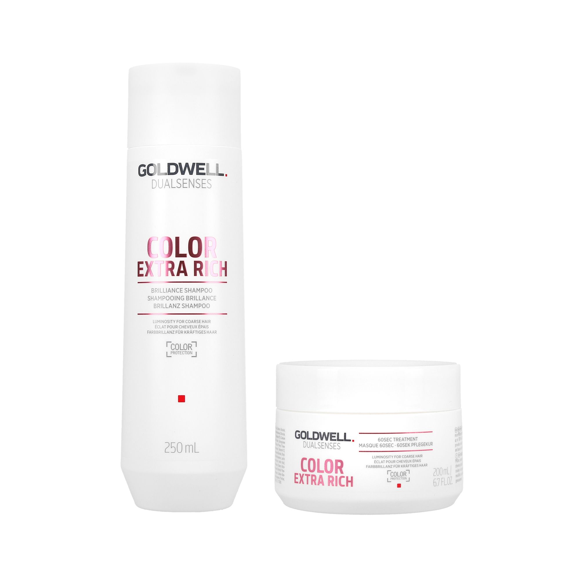 Dầu gội + Dầu hấp Goldwell Colour rich dưỡng tóc nhuộm 250ml I 200ml
