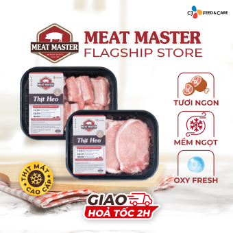 Combo Heo tiết kiệm Cốt lết - Sườn non Meat Master ( 400 G ) - Combo thịt - Tặng tương ớt khi mua 199K