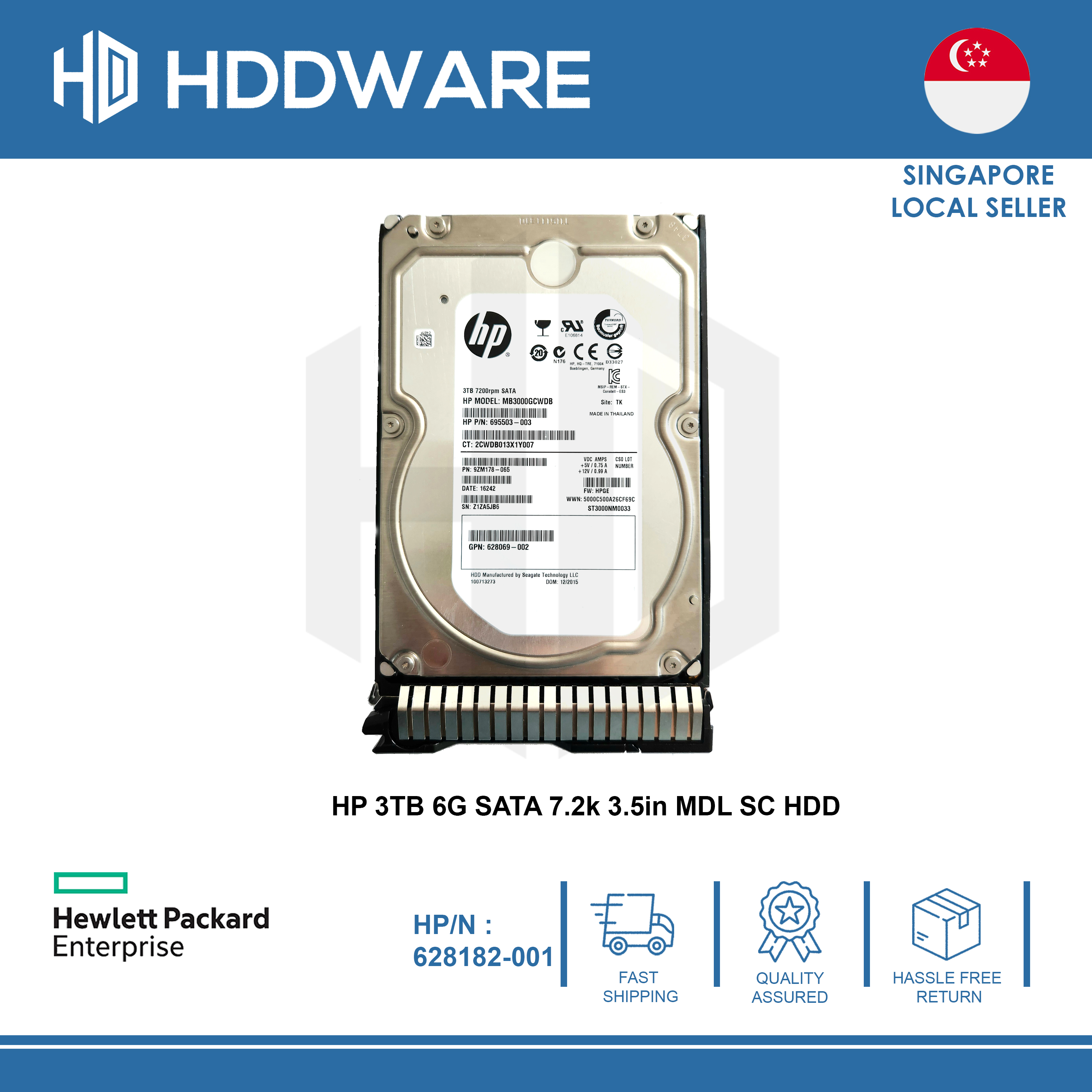 Seagate Skyhawk 3Tb Surveillance Hdd - Internal Hard Drive For