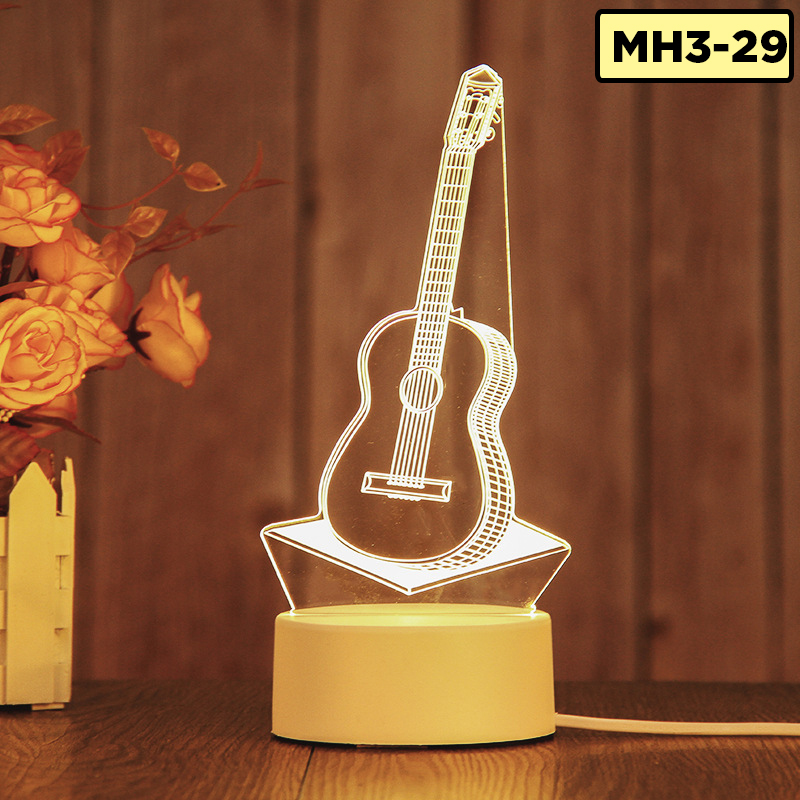Đèn LED 3D nhiều mẫu khác nhau, quà tặng tình yêu, mô hình xe đẹp,đèn ngủ đèn trang trí decor