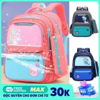 Balo nhiều ngăn cao cấp cho bé gái và bé trai đi học tiểu học, cặp sách học sinh cấp 1, cấp 2 dành cho bé từ lớp 2 đến lớp 7