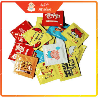 Khăn ướt gói vuông hình BCS - Khăn giấy ướt mini rất tiện lợi