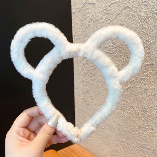 Bờm Tóc Lông Tai Thỏ Gấu Dễ Thương Cute Phong Cách Hàn Quốc