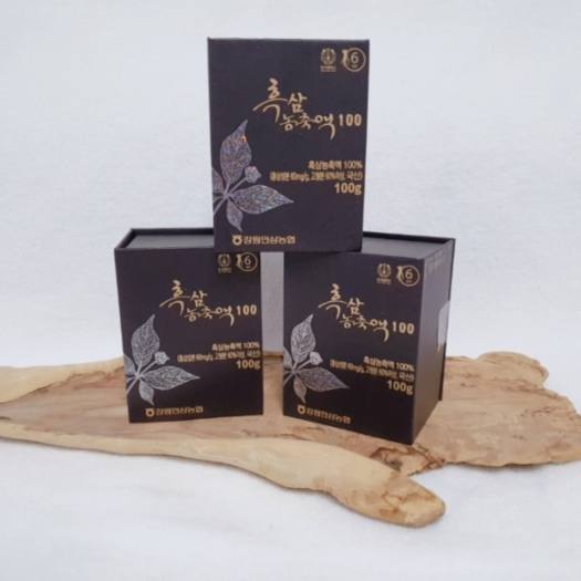 Cao Hắc Sâm NongHyup Hàn Quốc Hộp 100g Thượng Hạng - Korean Black Red Ginseng Gold 70mg/g