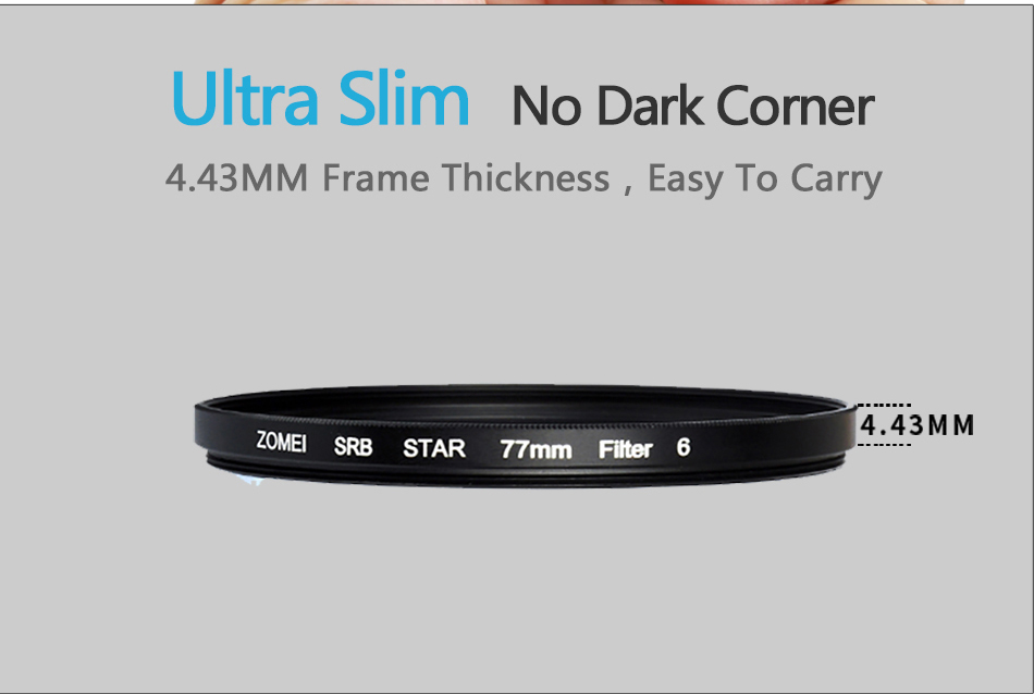 Zomei 67 MM 3 Pezzi +4 +6 +8 Punti Star Filtro Filtro Lens Kit per