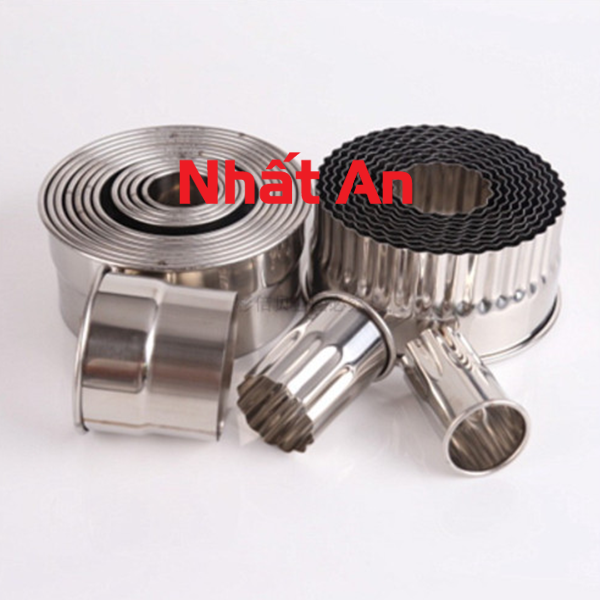 BỘ KHUÔN NHẤN BÁNH PATESO HÌNH RĂNG CƯA 12 VÒNG