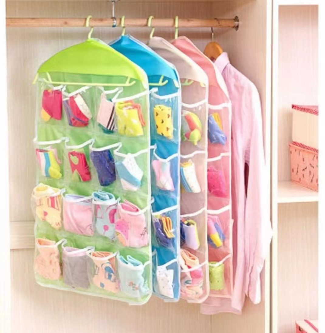 Multiple Compartment Travel Underwear Organizer Portable