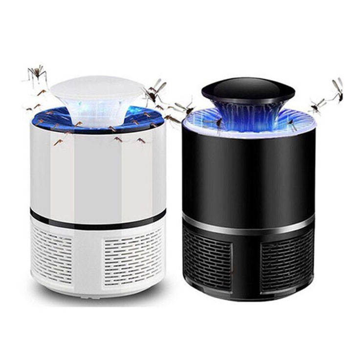 Đèn bắt muỗi thông minh hình trụ đầu cắm usb