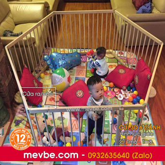 Cũi 3d 6 cánh xuất khẩu - Mẹ Vì Bé