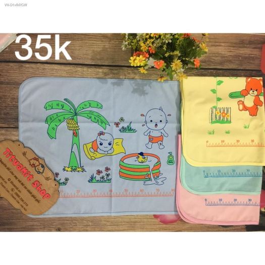 lót✻✲♘  Chiếu cao su chống thấm hiền trang chiếu đái cho bé