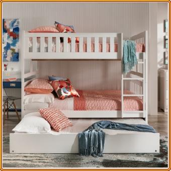 Giường 3 Tầng Unit (1m2/1m2/1m) Gỗ Tự Nhiên - Người Lớn Có Thể Sử Dụng Giường Tầng