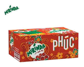 Thùng Nước Ngọt Mirinda Hương Xá Xị 24 Lon