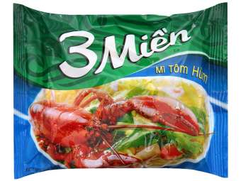 Mì 3 Miền Tôm Hùm Gói 65g