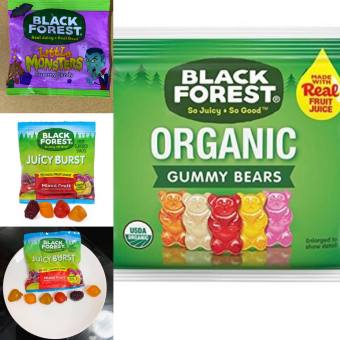 Kẹo Dẻo Black Forest Organic Gummy Bears và nhân hoa quả-Mỹ- lẻ 5-10 gói