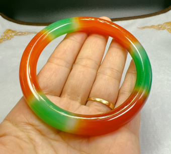 🍁Vòng tay nữ đá mã não tứ quý tự nhiên chột lớn NI 56-NI 60 hàng thực tế bao đẹp