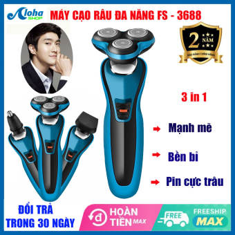 Máy cạo râu nam đa năng - Máy cạo râu FS 3688 - Máy cạo râu nam đa năng 5 trong 1  Dao cạo râu ( dao cao rau, may cao rau )