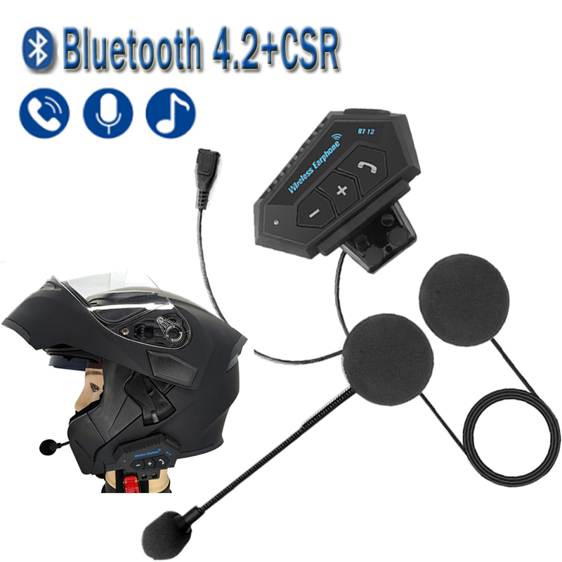 Mũ bảo hiểm xe máy bluetooth 5.0 tai nghe Tai nghe không dây máy nghe nhạc với micrô gọi thoại cho xe máy