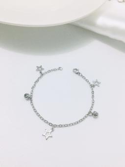 Lắc tay nữ thép không gỉ LINDO không đen, không gỉ séc, xinh xắn, dễ thương thích hợp đeo đi chơi, picnic, đeo thường ngày