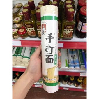 Mì sợi JINMAILANG sợi tròn nhỏ 500g/bó - màu xanh lá