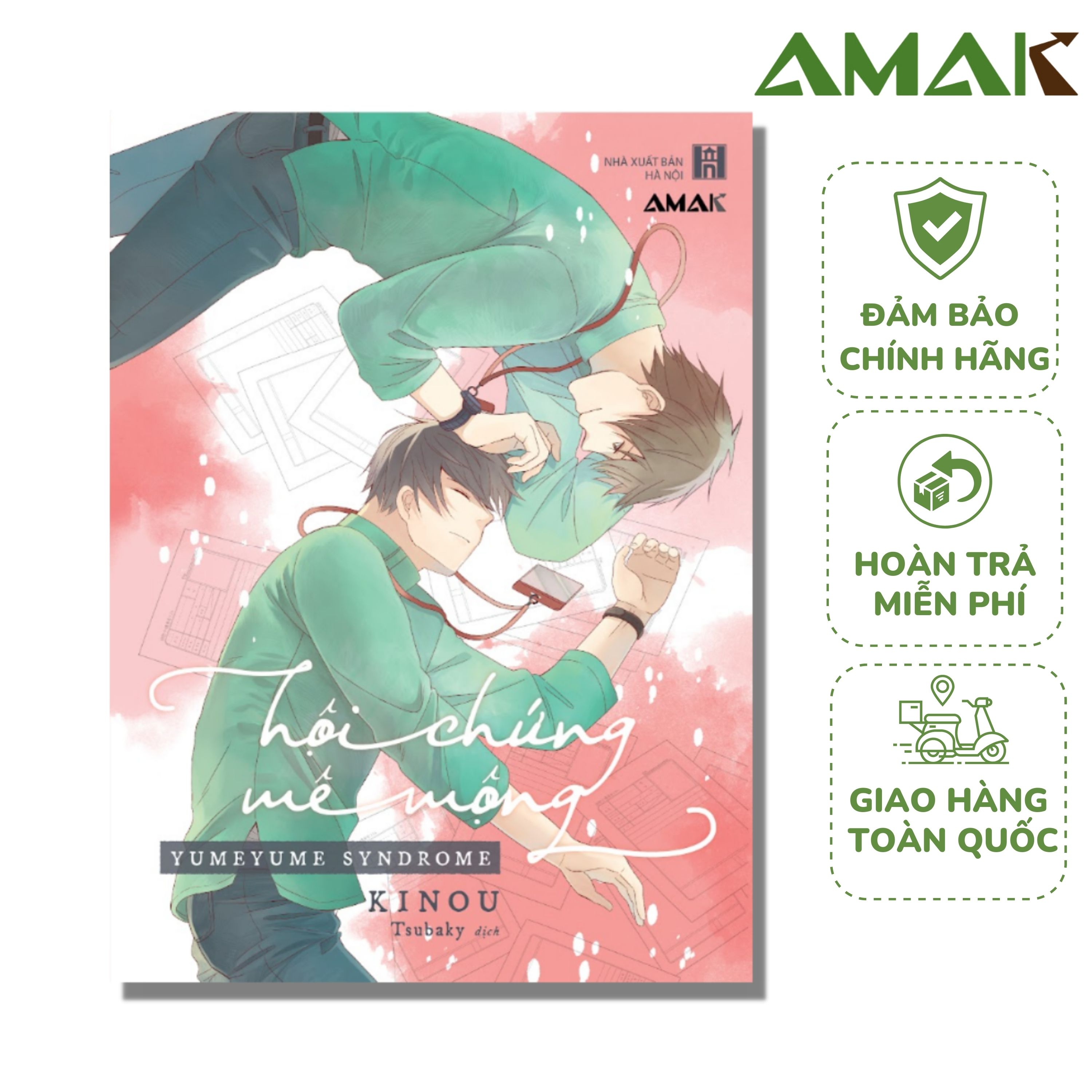 Hội chứng mê mộng - amak books - tặng kèm 2 bookmark bế hình, 1 postcard 10x15cm