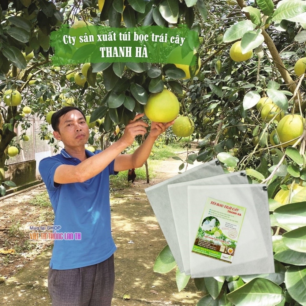 Túi bọc trái cây, túi vải bọc trái cây cỡ 25x30 chất lượng tốt, giá rẻ - 100 túi