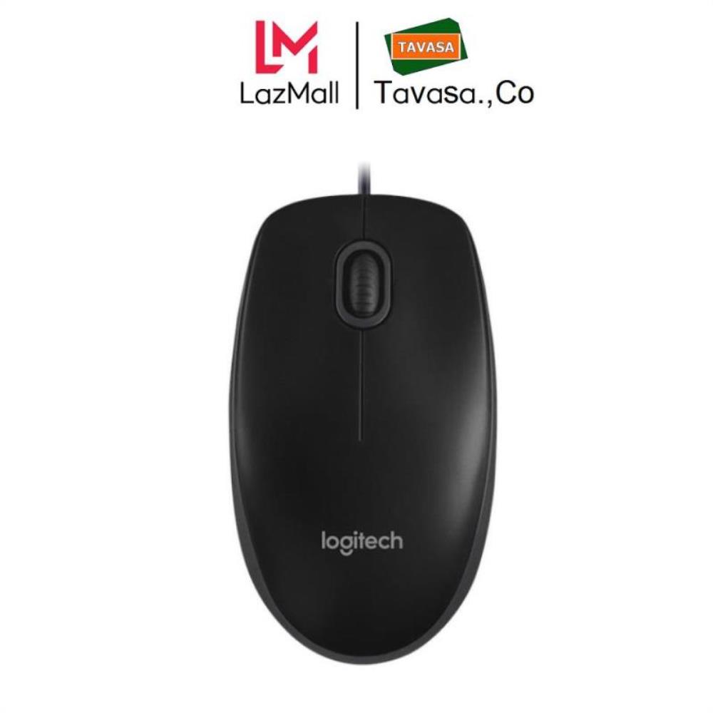 Chuột có dây Logitech B100 - Bền bỉ, bảo hành chính hãng 3 năm