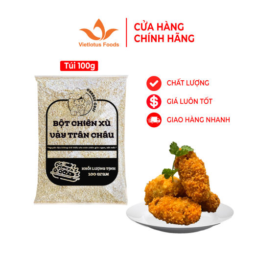 Bột Chiên Xù Vảy Trân Châu Orange Chef (Bột chân châu hoa tuyết) - Nguyên liệu nhập khẩu Malaysia