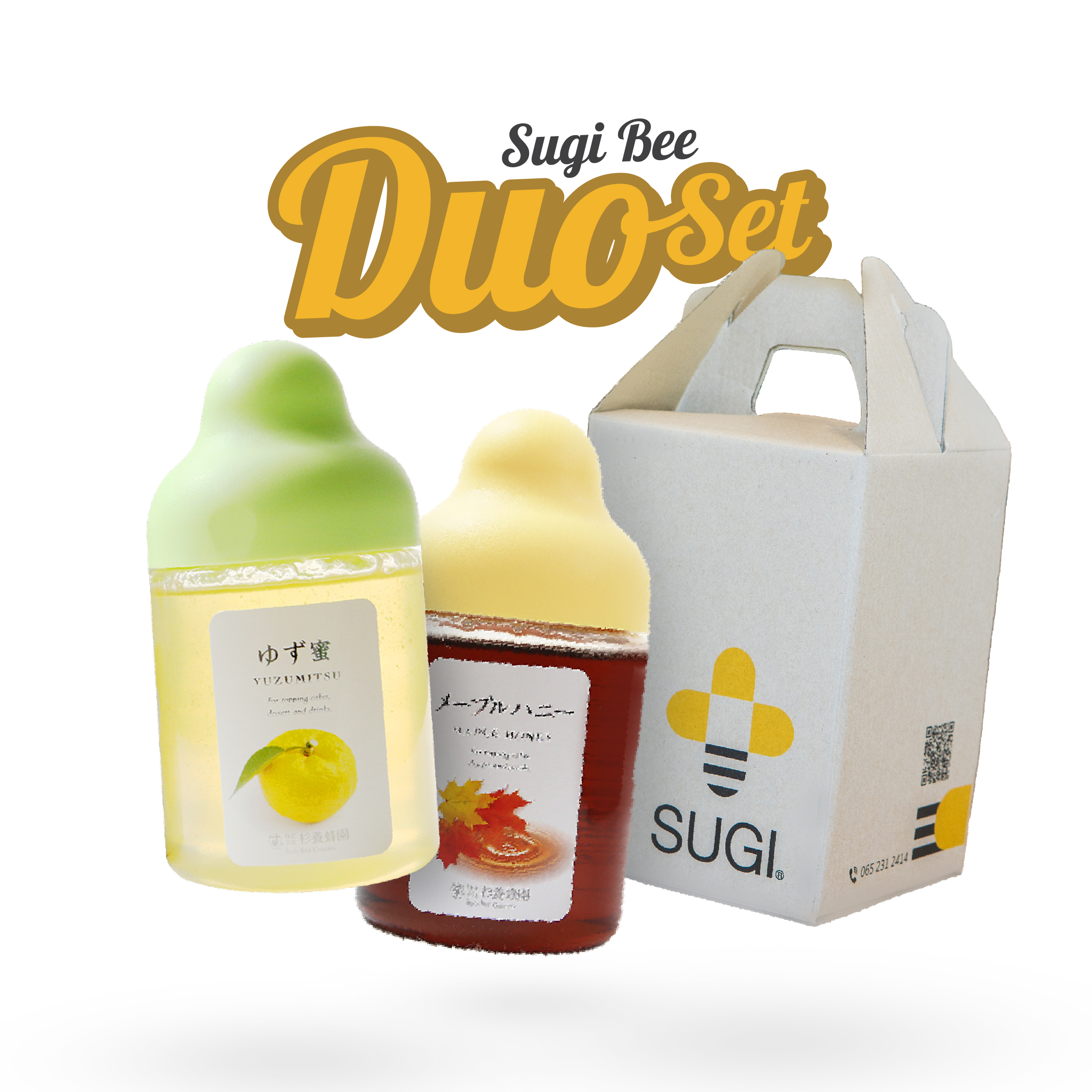 Honey Duo Set น้ำผึ้งขวดเล็กจัดเซ็ต 2 ขวด ราคา 1,467 บาท*ส่งฟรี