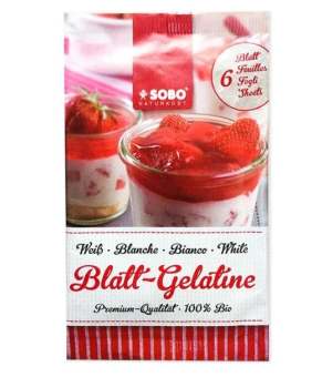 Gelatin Hữu Cơ Dạng Lá Sobo 10g ( 6 lá )