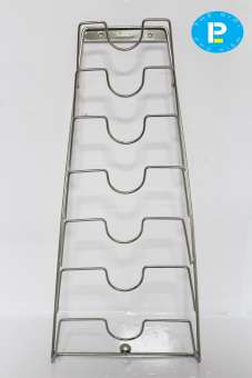 Gía treo nắp nồi, xoong, chảo Inox 304 loại 7 nắp - TREO, MÓC VUN NẮP NỒI