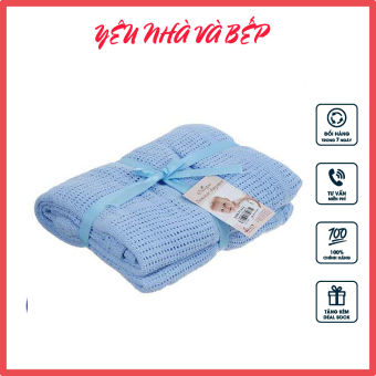 Chăn cho bé bằng vải lưới thoáng khí, giữ ấm - Chăn lưới chống ngạt cho bé