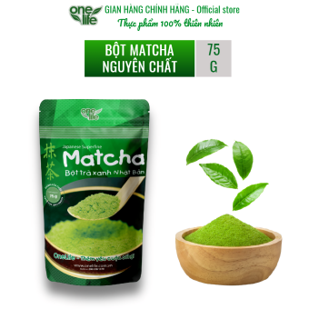 75g Matcha trà xanh Nhật Bản nguyên chất ONELIFE