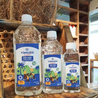 Dầu dừa tinh khiết organic Vietcoco