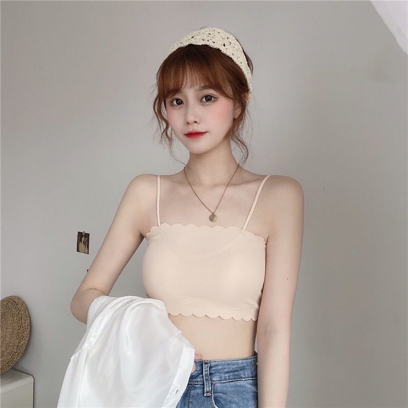 Mẫu Mới - Áo Bra Đúc Su Tăm Viền Sóng hot trend D A122