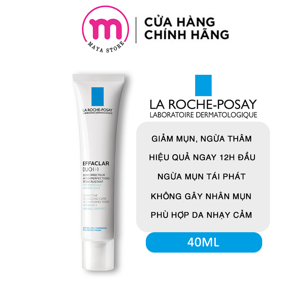 Kem Giảm Mụn La Roche-Posay Effaclar Duo 40ml